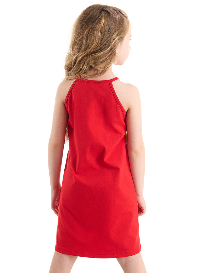 Unicorn Love Red Girl Dress - 2