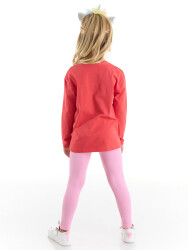 Unicorn Rainbow Girl T-shirt&Leggings Set - 2