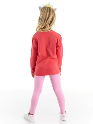 Unicorn Rainbow Girl T-shirt&Leggings Set - 2