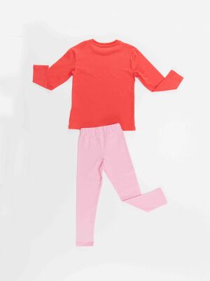 Unicorn Rainbow Girl T-shirt&Leggings Set - 4
