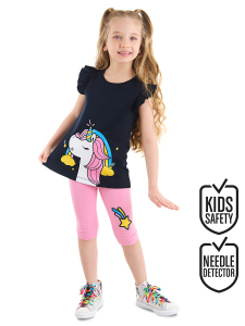 Unicorn Rainbow T-shirt&Leggings Set - Denokids