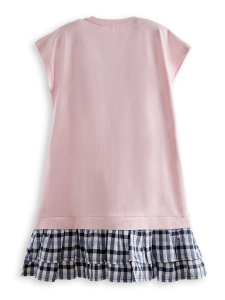 Unicorn Rock Girl Pink Ruffled Dress - 4