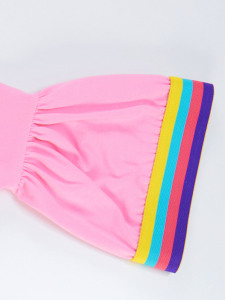 Unicorn Star Kız Çocuk Pembe Yazlık Elbise - 7