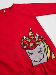 Unicorn Yılbaşı Kız Elbise - Thumbnail