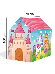 Unicornlu Pembe Prenses Şato Kız Çocuk Oyun Çadırı - 2