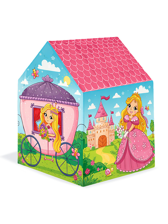 Unicornlu Pembe Prenses Şato Kız Çocuk Oyun Çadırı - 3