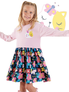 Unique Cat Girl Pink Dress - 1