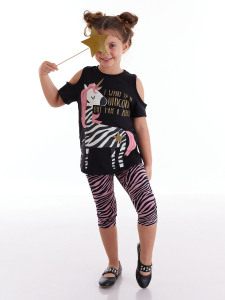 Unique Zebra Girl Tunic&Leggings Set - 6