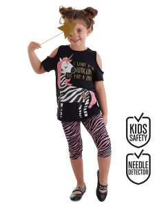 Unique Zebra Girl Tunic&Leggings Set - 6