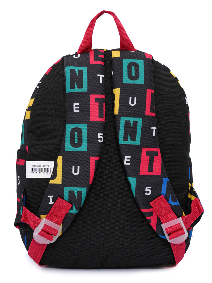 Unisex Çocuk Harf Baskılı Anaokul Çantası 13170 - 6