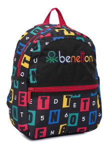 Unisex Çocuk Harf Baskılı Anaokul Çantası 13170 - 2