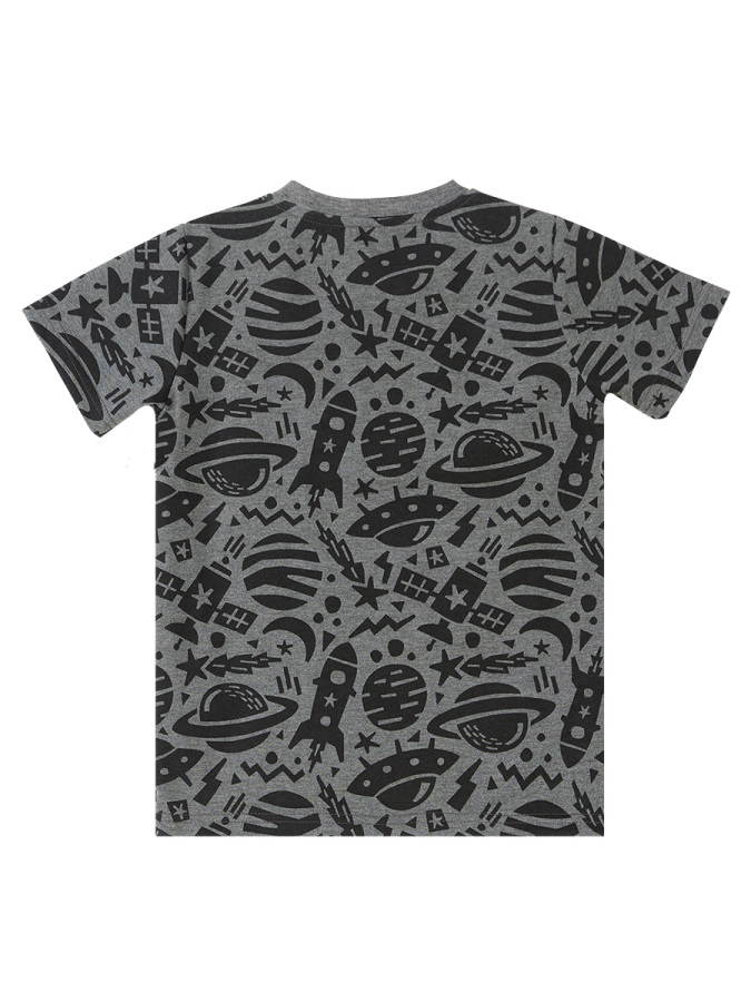 Uzay Roket Erkek Çocuk Yazlık T-shirt Şort Takım - 6