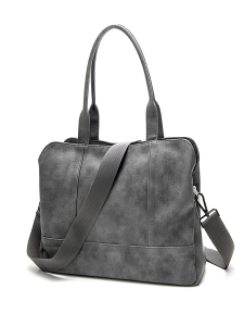 Vegan Deri Büyük Omuz Ve Laptop Çantası - Karaca