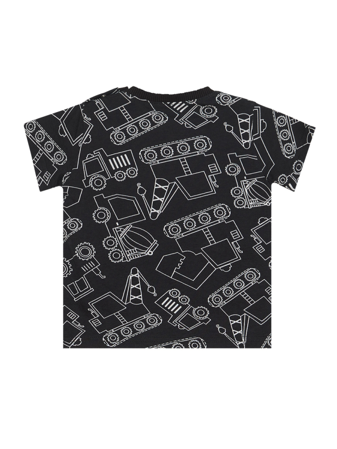 Vehicles Baby Boy T-shirt&Capri Pants Set - 6