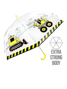 Vehicles Boy Transparent Umbrella - Denokids