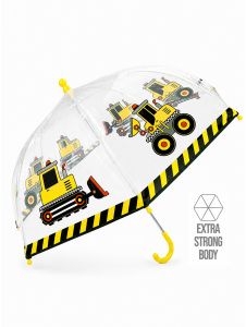 Vehicles Boy Transparent Umbrella - Denokids