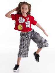 Vibes Girl Crop-Top&Pants Set - 1