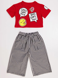 Vibes Girl Crop-Top&Pants Set - 3