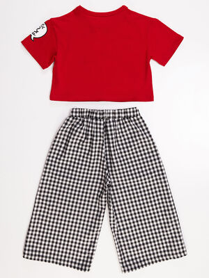 Vibes Girl Crop-Top&Pants Set - 4