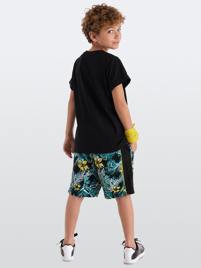Vosvos Hawai Erkek Çocuk T-shirt Şort Takım - 2