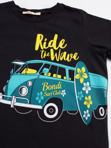 Vosvos Hawai Erkek Çocuk T-shirt Şort Takım - 6