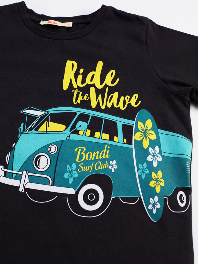 Vosvos Hawai Erkek Çocuk T-shirt Şort Takım - 6