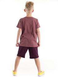 Waves Boy T-shirt&Shorts Set - Thumbnail