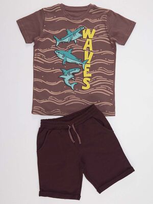 Waves Boy T-shirt&Shorts Set