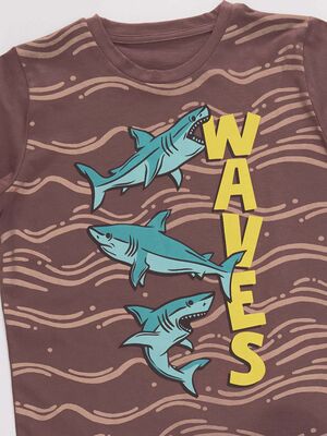 Waves Boy T-shirt&Shorts Set