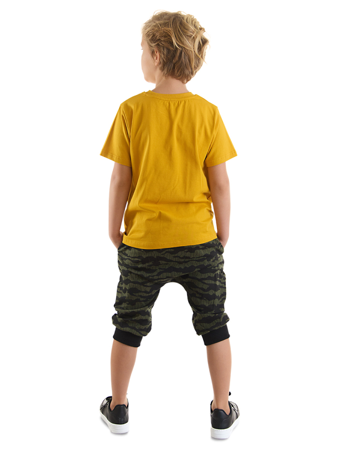 Whales Boy T-shirt&Capri Pants Set - 7