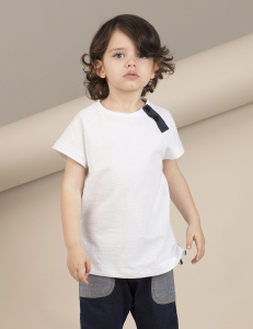 White reglan Boy T-shirt - Ollie&Olla