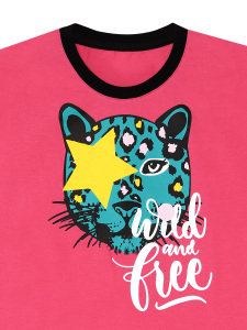Wild And Free Kız Çocuk Yazlık T-shirt Şort Takım - 8