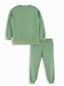 Wild Animals Boy Khaki Tracksuit - 4