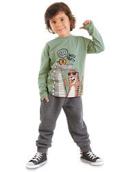 Wild Party Erkek Çocuk T-shirt Eşofman Altı Takım - 1