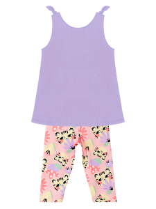 Wonderful Cat Girl T-shirt&Leggings Set - 4