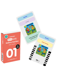 WordsBuddy Çocuklar İçin Türkçe İngilizce Aile ve Sosyal Çevre Paketi 90 Kart 3'lü Set (Cihaz Hariç) - 2