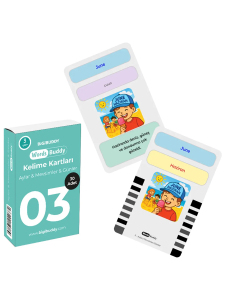 WordsBuddy Çocuklar İçin Türkçe İngilizce Aile ve Sosyal Çevre Paketi 90 Kart 3'lü Set (Cihaz Hariç) - 3