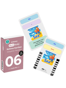 WordsBuddy Çocuklar İçin Türkçe İngilizce Doğa ve Uzay Paketi 90 Kart 3'lü Set (Cihaz Hariç) - 2
