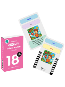 WordsBuddy Türkçe İngilizce Kelime Kartları Besinler ve Mutfak 90 Kart 3’lü Set (BigiOne Cihaz Hariç) - 2