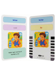 WordsBuddy Türkçe İngilizce Kelime Kartları Besinler ve Mutfak 90 Kart 3’lü Set (BigiOne Cihaz Hariç) - 5