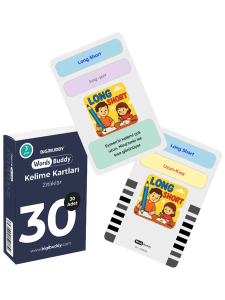 WordsBuddy Türkçe İngilizce Kelime Kartları Cümle Kurmaya Başlangıç 90 Kart 3’lü Set (BigiOne Cihaz Hariç) - 4