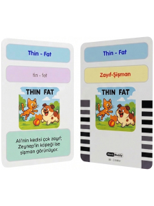 WordsBuddy Türkçe İngilizce Kelime Kartları Cümle Kurmaya Başlangıç 90 Kart 3’lü Set (BigiOne Cihaz Hariç) - 5