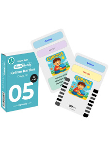 WordsBuddy Türkçe İngilizce Kelime Kartları Kendini İfade Etme 90 Kart 3’lü Set (BigiOne Cihaz Hariç) - 2