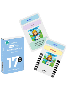 WordsBuddy Türkçe İngilizce Kelime Kartları Şehir Hayatı ve Ulaşım 90 Kart 3’lü Set (BigiOne Cihaz Hariç) - 3