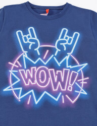 Wow Rock Erkek Çocuk T-shirt Şort Takım - 4