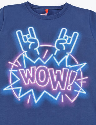 Wow Rock Erkek Çocuk T-shirt Şort Takım - 4