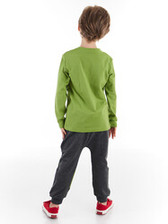 Wroom Yeşil Erkek Çocuk Pantolon Takım - Thumbnail