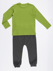 Wroom Yeşil Erkek Çocuk Pantolon Takım - Thumbnail