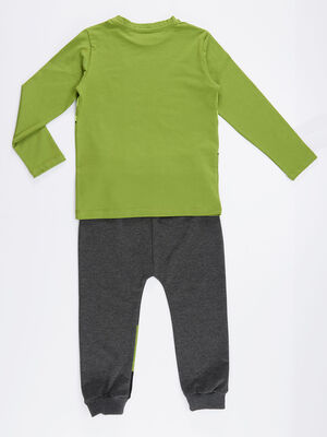 Wroom Yeşil Erkek Çocuk Pantolon Takım