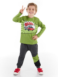 Wroom Yeşil Erkek Çocuk Pantolon Takım - MSHB&G